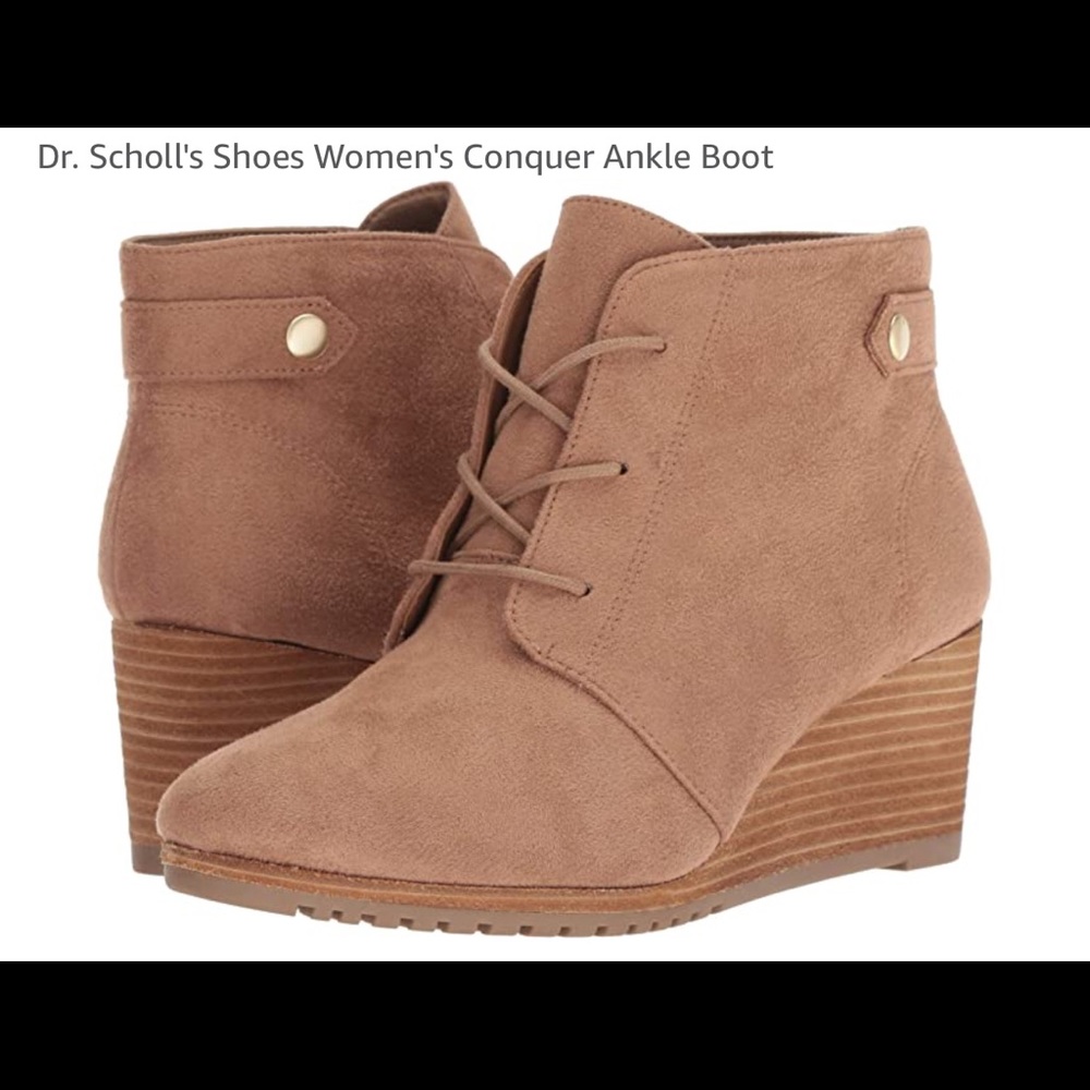 Dr Scholls foam wedge boots